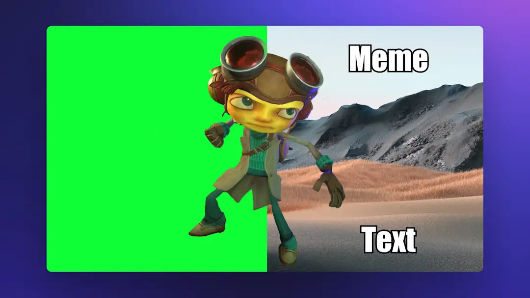 Image of a laptop with a half green screen, half snow background, and a cat on the front.