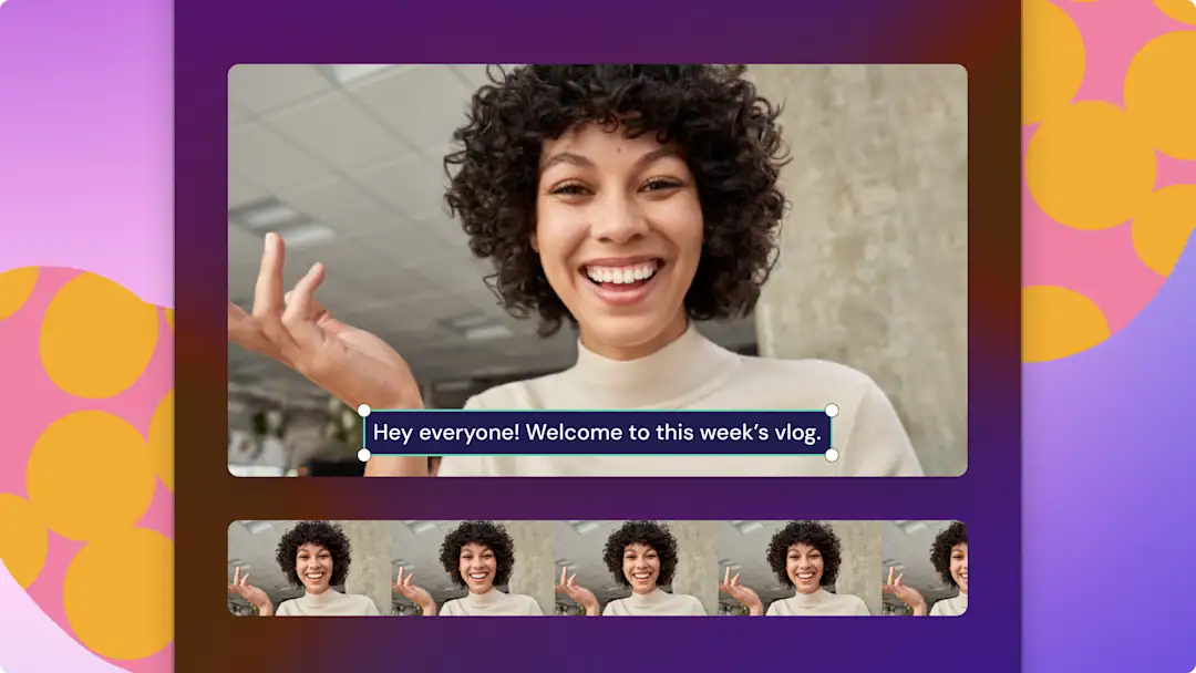 How to add subtitles to video with Clipchamp